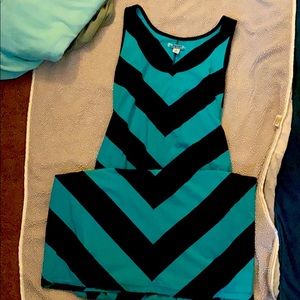 Long Striped maternity dress